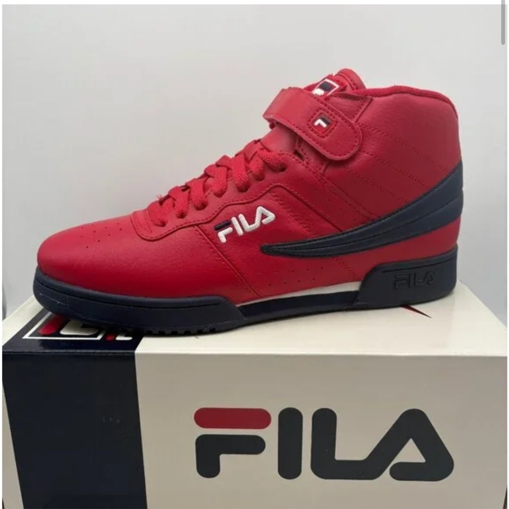 FILA Men's F-13V LEA/SYN shoes Red size 11